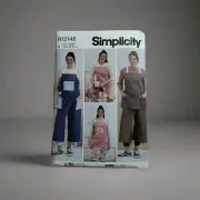 Simplicity SEWING PATTERN MISSES' APRON & PANT APRONS R12148/S3021 XS-XL