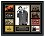 QUENTIN TARANTINO MOST ICONIC MOVIES KILL BILL SIGNED POSTER FRAMED MEMORABILIA
