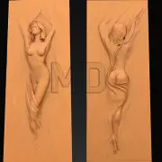 3D stl file relief GIRL woman for CNC router cnc machine milling