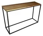 Agni 120 CM Industrial Style Console Table Metal Leg Entryway Hallway Furniture