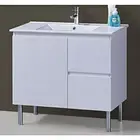 ROMA 900 X 360 X 830mm Slim China Top Narrow Vanity Unit On legs