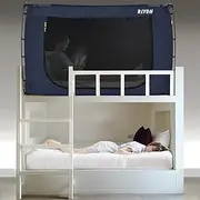 RIYDH Bed Tent Bed Canopy BunkTwin Size Tents for Adult and Kids- Original Design Portable Dream Tent Indoor Sleeping Tents 80% Blackout with 3 Doors Breathable Big Space Tents