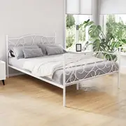 Artiss Metal Bed Frame Double Size 192x140cm Bed Base Platform GROA