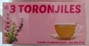 AZTECA TE 3 TORONJILES / 3 LEMON BALM TEA - CAJA CON 25 SOBRES c/u -ENVIO GRATIS