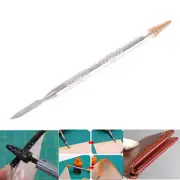 Brass Top Edge Dye Roller Oil Pen Applicator Belt Finisher Leather Diy -Q6