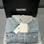 ｜75｜（已完售）CHRONIC FTR LOGO HOODED DENIM JACKET AZUR / J-09