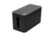 Blue Lounge Mini Cable Box Cord Wire Power Plug Socket Organiser Storage Black