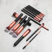 Loose Powder Makeup Brush Kit Professional Set for Foundation Blush Eyeshadow