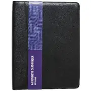 J.Burrows A4 Business Card Binder Black