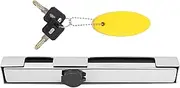 Marine Outboard Motor Lock - 12 Inches Stainless Steel Outboard Motor Lock - Boat Engine with 2 Keys - Adjustable Anti Theft Security Device for Boat Motors, Ideal for Marine, Dockside Use