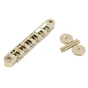Kluson USA Replacement Wired ABR-1 Tune-O-Matic Bridge Brass Saddles - Nickel