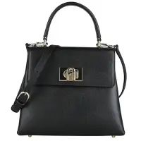 在飛比找Yahoo奇摩購物中心優惠-Furla 1927系列拱門轉扣LOGO手提斜背兩用包(S/