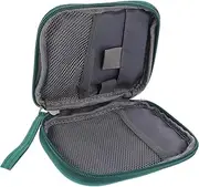 Mini Portable First Aid Bag - Empty Medical Pouch for Outdoor Camping - Hiking and Travel Multifunctional Emergency Medicine Storage Compact Green Design