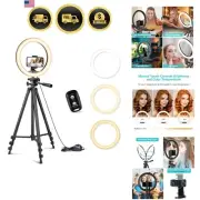12 Inch Ring Light with Tripod Stand Phone Holder for TikTok YouTube Live