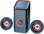 JSEIAJB Speaker Home Theater Sound Speakers Desktop Computer Player Audio for PC Phone Subwoofer Multi-Media(White-Dinosaur Doodle4)
