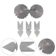 4 Pcs Measuring Tool Screw Pitch Gauge Thread Drill Bits Checker