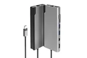 Alogic USB-C Dual 4K Mobile Dock, support 100W Power Delivery, HDMI x1, Mini DP