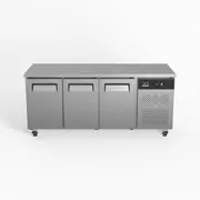 AG Equipment AG Three Door Commercial Worktop / Under Bench Fridge 700mm Depth - Under Bench Fridges (AG-GNX3100TN) - GNX3100TN-AG