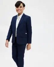 Marc Christian Kids James Blazer Blue Check