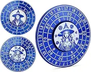 PJOY Spinner Dice 7-in-1 Metal DND Dice Set Built-in D4, D6, D8, D10, D%, D12 and D20 Unique Dice Spinner Wizard Metal D&D Dice for Dungeons and Dragons DND Gifts