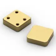 Glorious Numpad Blank Badge Gold