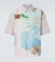 [Our Legacy] Our Legacy Beyond cotton and silk bowling shirt UK 15 pink