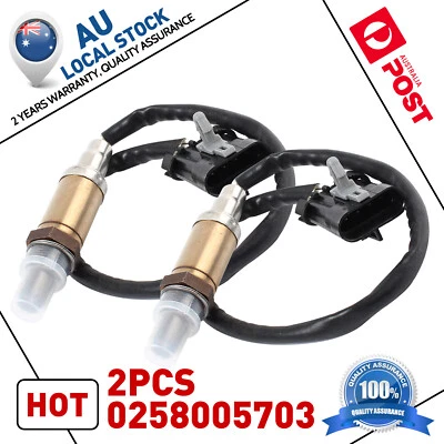 2x FOR BOSCH OXYGEN SENSORS For Holden Monaro V2 GEN III LS1 Engine 3.8L 5.7L (for: Holden)
