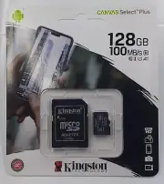 Kingston 128GB 100MB Micro SD W/ Adapter