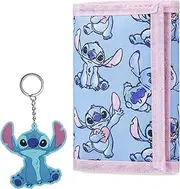 [Disney] Girls Purse with Key Fob Children, Stitch & Frozen Purse Children's Set - Girls Gifts