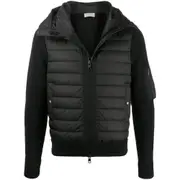 [Moncler] Moncler Padded-front Hooded Jacket L BLACK