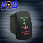 Rocker switch 6M86GRM 12V ANCHOR UP ANCHOR DOWN LED green red MOMENTARY marin...