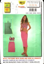 Burda 6429 Young Fashion Size 6-16 Dress Sewing Pattern Uncut
