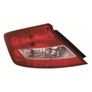 Tail Light Brake Lamp For 2012-13 Honda Civic Driver Side Chrome Housing Plastic (for: Honda Civic)