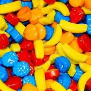 Rascals 10 LB Assorted Runt Style Fruit Bulk Vending Candy FREE SHIP 48 STATES