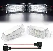 Rynplex 2Pcs LED Footwell Under Courtesy Light Luggage Glove Box Lamps, for Porsche, 911 997, for Carrera, Turbo, for Cayenne, Boxster 987 Cayman 981 Car Footwell Lighting(Highlight White 2)