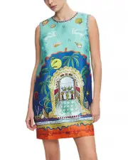 Alemais Surrealist Summer Mini Dress