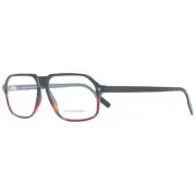 Ermenegildo Zegna ER-1053516 Men Black Optical Frame Plastic Aviator Eyeglasses