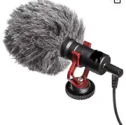 NEW NIB Smart Phone & Camera Universal Video Microphone with Shock Mount Deadcat