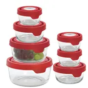 Anchor Hocking Trueseal Storage Container Round 14 Piece Set Set - Robins Kitchen