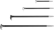 4Pc Solid Pry Bar Set Steel Prying Kit Rolled Heel Prying Pinch Lever Bars