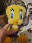 Vintage Looney Tunes Tweety Bird Fortune Teller 18” plush stuffed animal 1999 WB