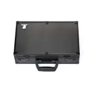 TC-A6 Black Lockable Storage Case with Movable Dividers for TCG, Deck Box, Ca...