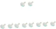 [SHERCHPRY] Colorful Shell Earrings Scallop Shell Jewelry Creative Dangle Earring Ear Accessories Earring Jewelry Pearl Ear Studs Earrings Studs Pearl Earrings Alloy