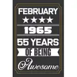 FEBRUARY 1965 55 YEARS OF BEING AWESOME: VALENTINE LINE JOURNAL, WHO ARE BORN IN FEBRUARY 1965