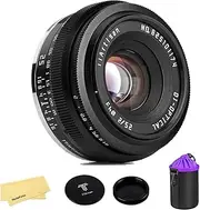 TTARTISAN 25mm F2 Wide-Angle APS-C Camera Lens Large Aperture Manual Fixed Camera Lens Compatible with Fuji X-Mount Cameras X-A2 X-A2 X-A3 X-A5 X-A7 X-H1 XT1 X-T2 X-T3 X-T20 X-T30 X-T100 X-T200 X-PRO1