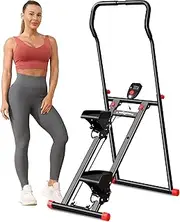 BODYRHYTHM New Stair Stepper for Home Gym Exercise, Vertical Climber Machine for Full Body Workout, Foldable Cardio Exercise Machine, Stair Climber with Adjustable Handlebar & Pedals