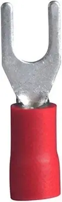Gardner Bender 75-111, TERMINAL SPADE 22-16 AWG STUD SIZE 4-6 RED 75pcs