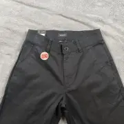 Brixton Choice Chino Pants Relaxed Men 28x30 Black Skate Stretch Wide Leg NWT