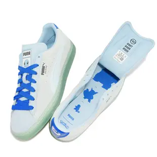 Puma 休閒鞋 Suede Classic Squirtle 藍 女鞋 寶可夢 傑尼龜 【ACS】 38732601