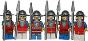 LEGO Knight Mini Figures Hawk Knight Lion Knights Figures Black Falcon Knights (6 Lion Knights) Black